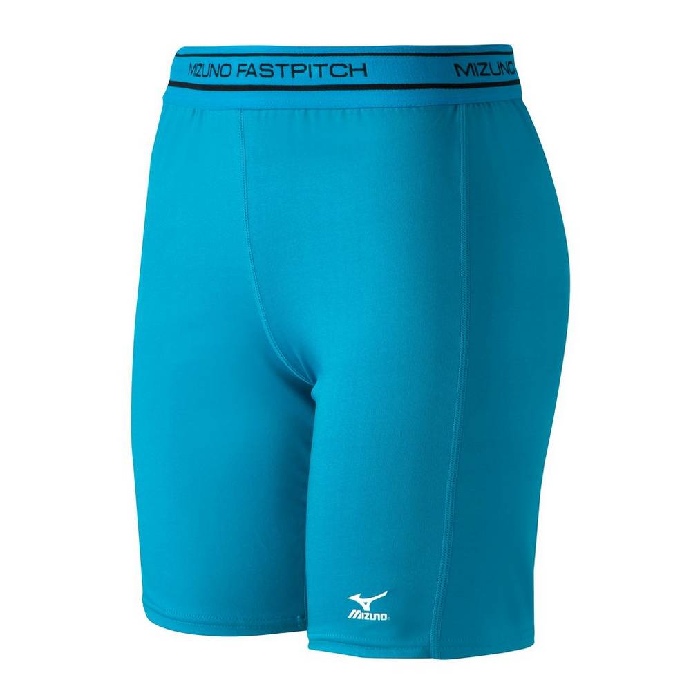 Pantalones Cortos Mizuno Softball Bajos Rise Compression Sliding Para Mujer Azules 2478153-OP